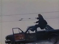 Фильм "Священный груз" трюк исполняет Виктор Иванов